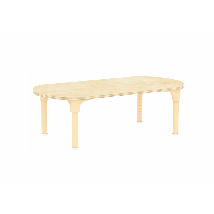 Masterkidz Alec Series Adjustable Oval Kids Desk – Metal Legs, 380-580mm Height