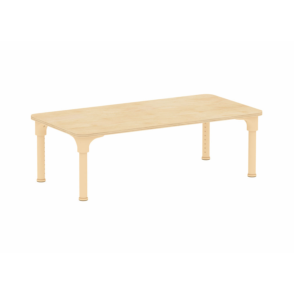 Masterkidz Adjustable Rectangular Kids Study Desk – Metal Legs, 380-580mm Height