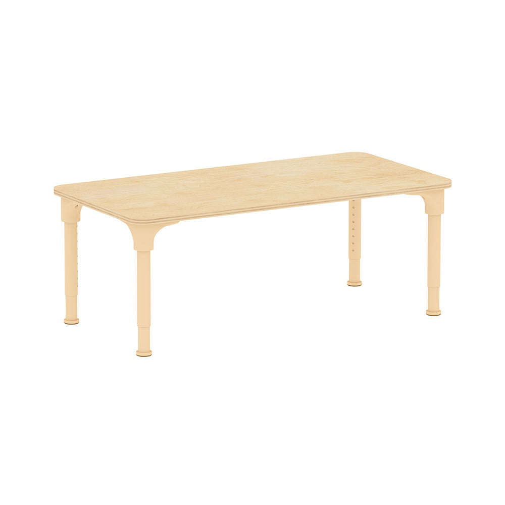 Masterkidz Adjustable Rectangular Kids Study Desk – Metal Legs, 380-580mm Height