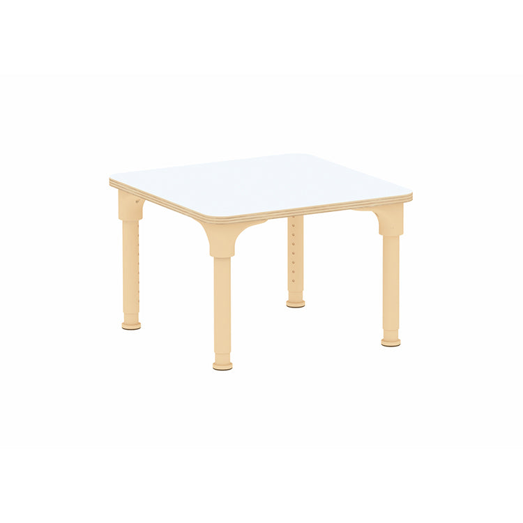 Masterkidz Alec Series Adjustable Square Kids Desk – Metal Legs, 380-580mm Height