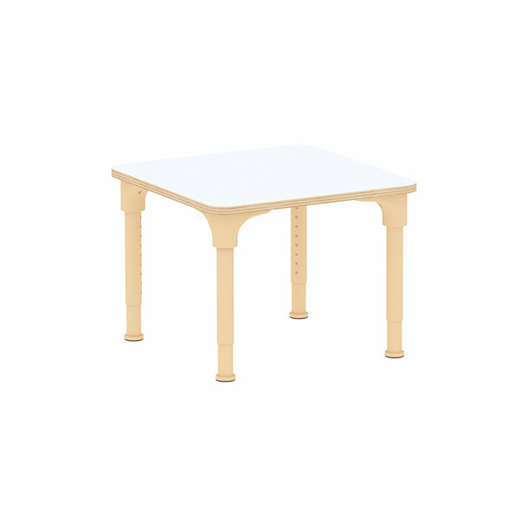 Masterkidz Alec Series Adjustable Square Kids Desk – Metal Legs, 380-580mm Height