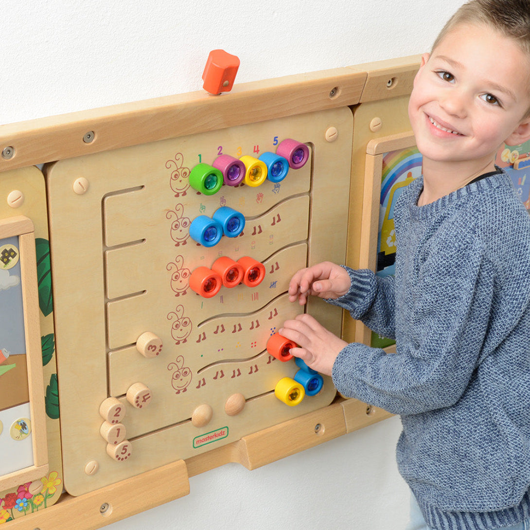 Five representations of numbers: numerals, fingers, lines, blocks, and dots.