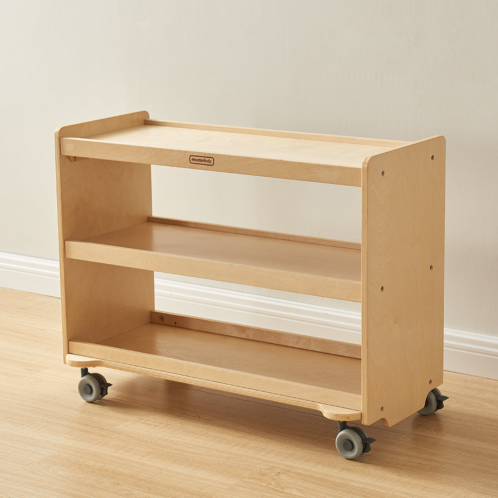 620H x 800L Open Back Mobile Shelving Unit