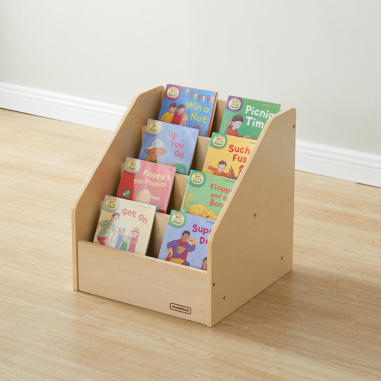 Masterkidz Book Rack for Kids – Wooden Bookshelf Organizer for Classroom and Home