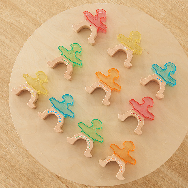 Montessori-inspired alphabet matching toy for toddlers