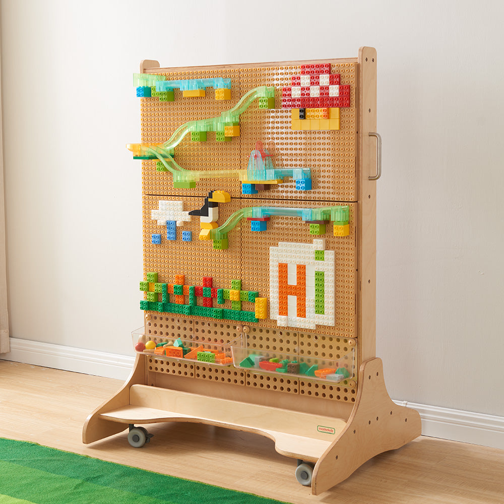 Masterkidz STEM Baseplate – Connects easily to all Masterkidz STEM Wall panels, enhancing creative play.