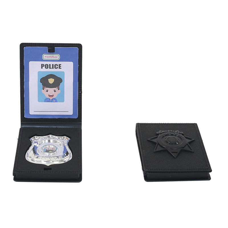 Masterkidz Dramatic Play - Police Station Role Play Accessories 14 Piece Set