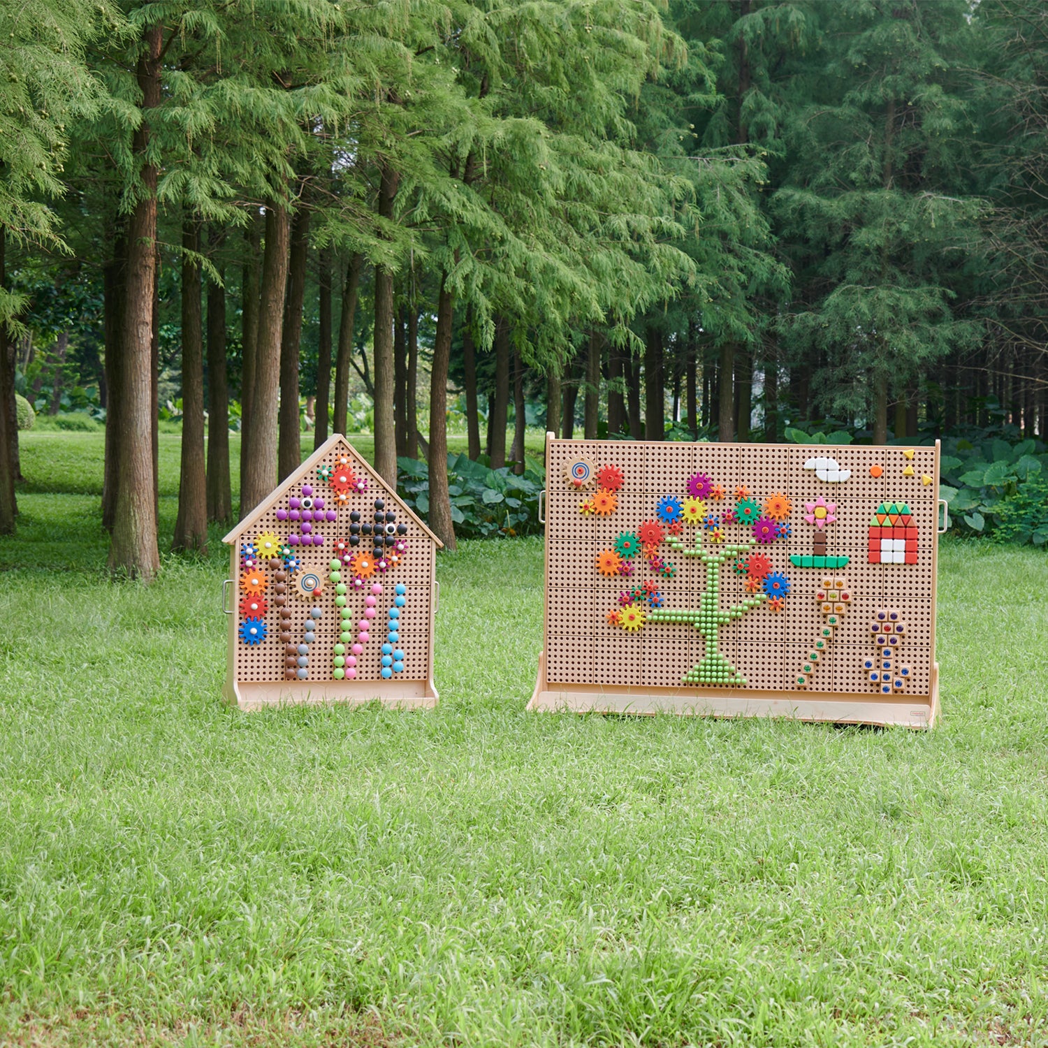 Masterkidz STEM Wall – House-Shaped Educational Activity Center for Kids