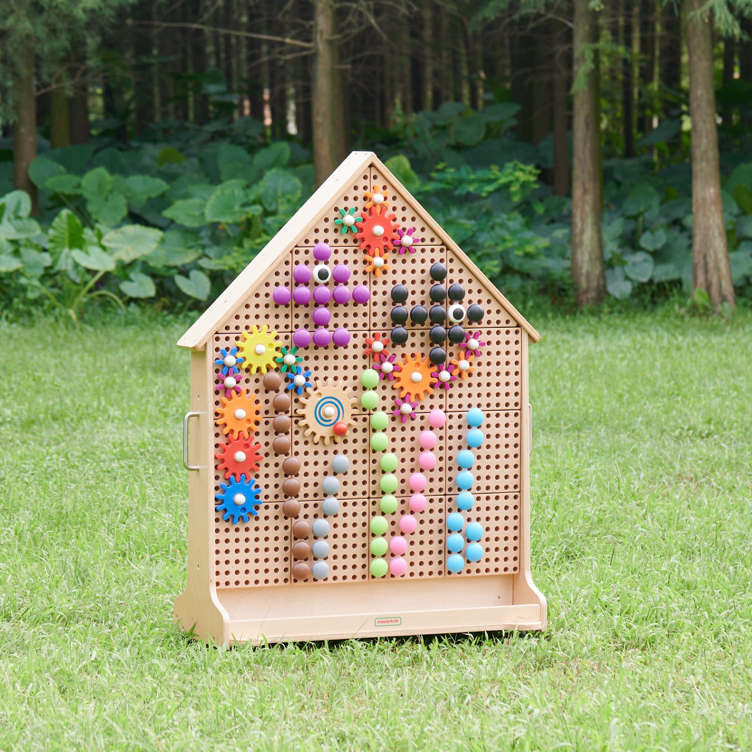 Masterkidz STEM Wall – House-Shaped Educational Activity Center for Kids