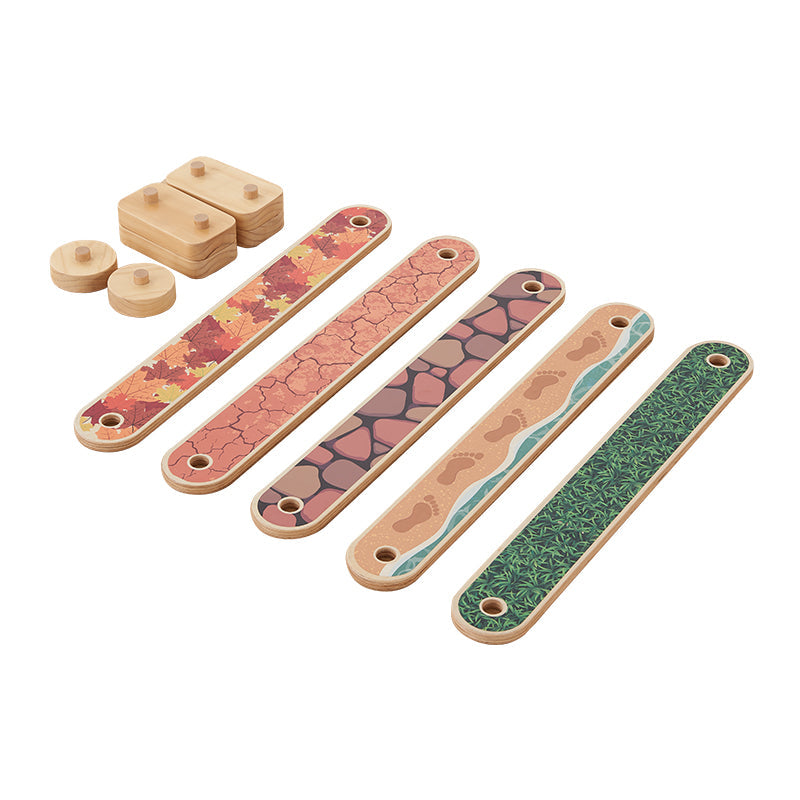Kids balance beam set – straight and angled configurations for active play
