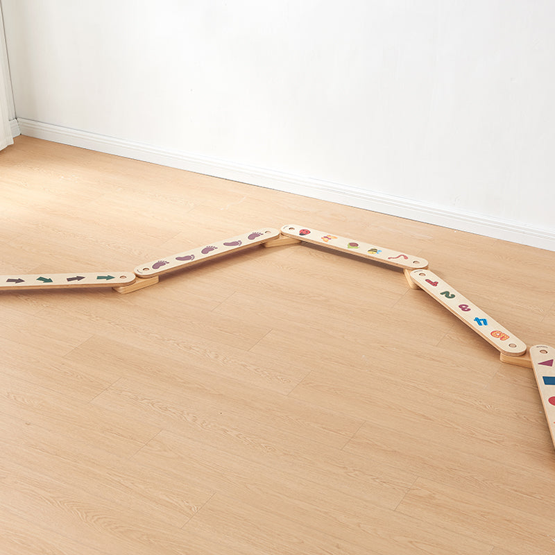 Masterkidz plywood balance training bars – 5-piece motor skills set