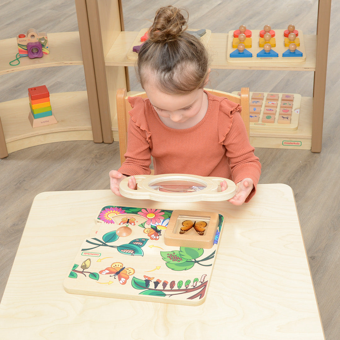 Lightweight plywood frame designed for small hands.