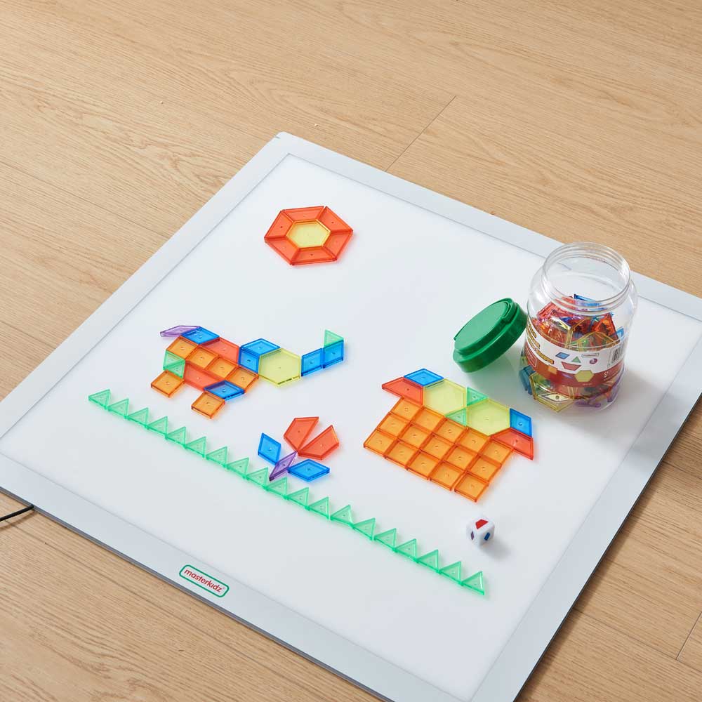 140piece Translucent Geometric Shapes