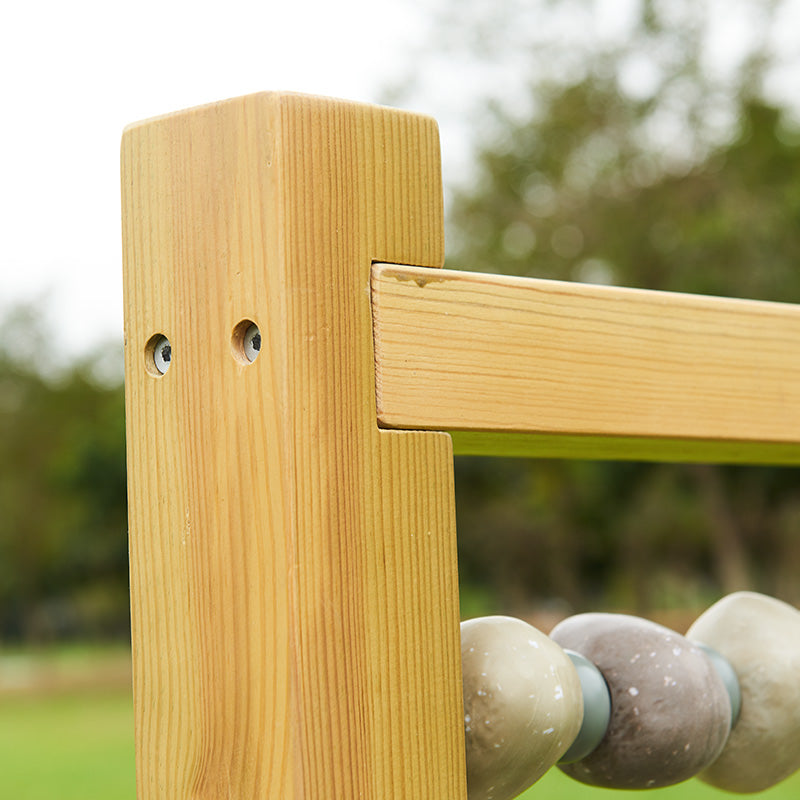 Weather-resistant wooden abacus
