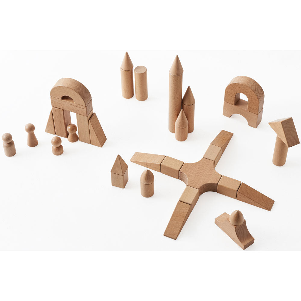 Bulid My Castle 124pc Wooden Block Set