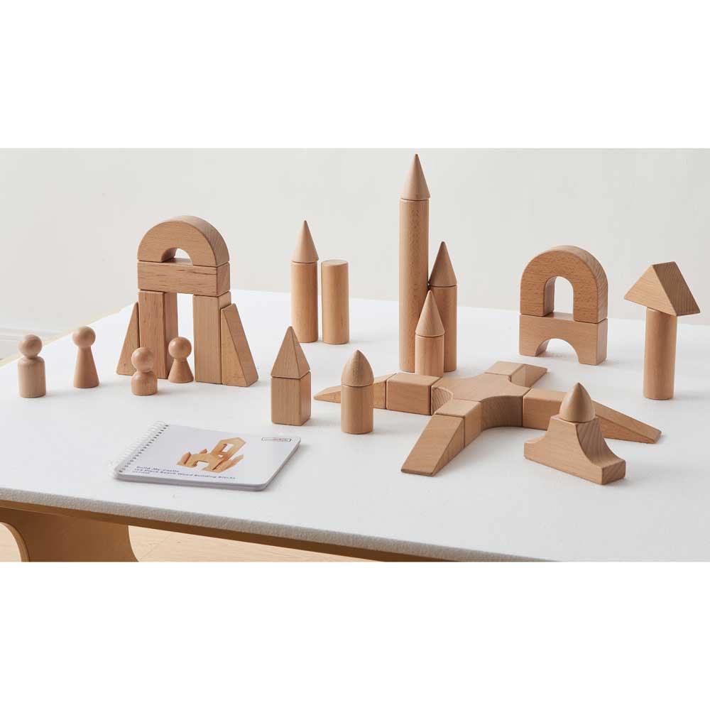 Bulid My Castle 124pc Wooden Block Set