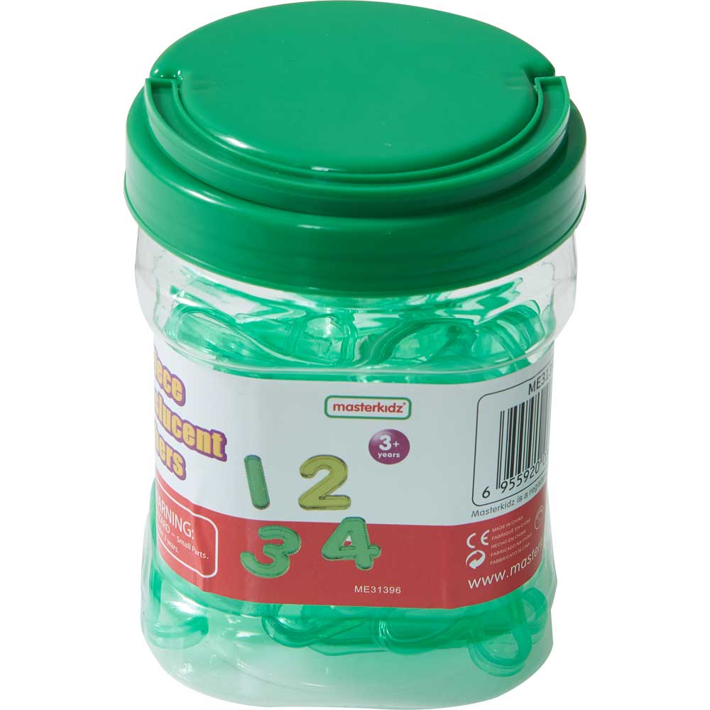 26pcs Translucent Numbers