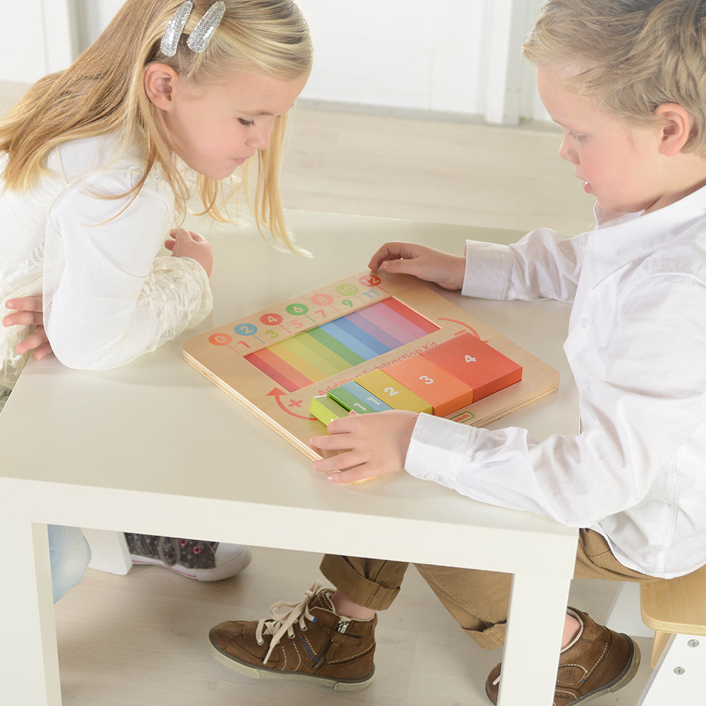 Montessori math toy made from sustainable European beech wood