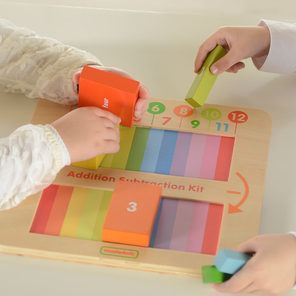 Fine motor skill development toy for preschool mathematics