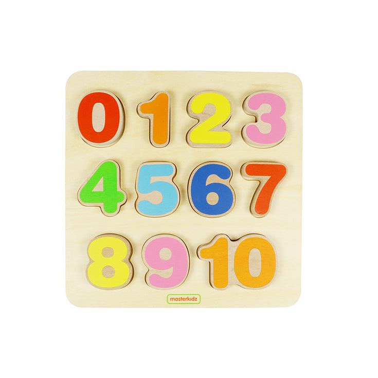 Wooden numbers learning board for kids