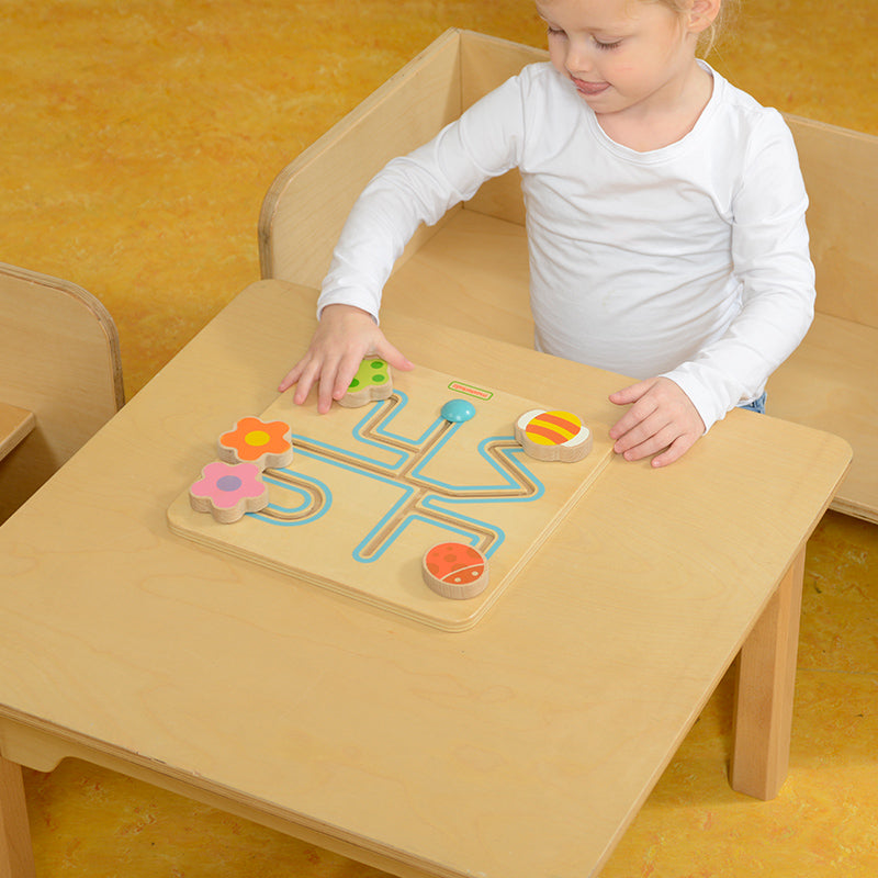 Masterkidz wooden sliding maze for early learning