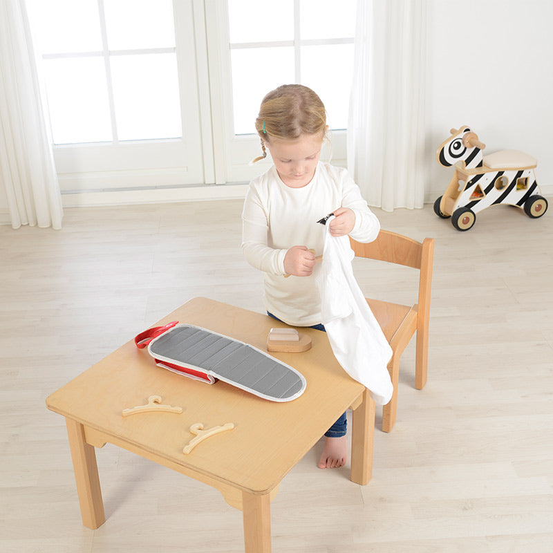Montessori-inspired ironing set for imaginative and role play