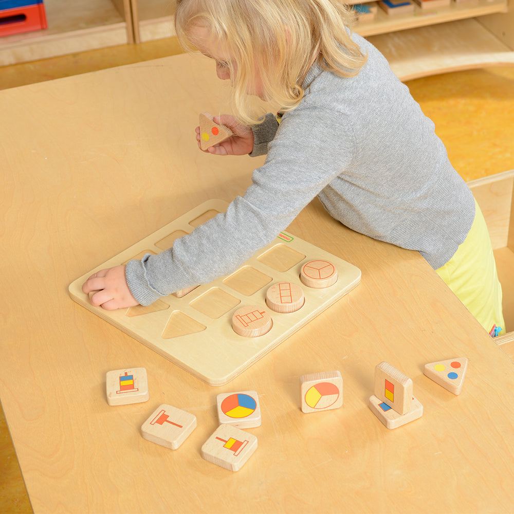 Close-up of smooth, child-safe wooden materials used in the number learning board