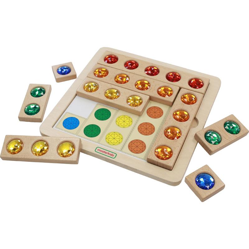 Early math skills development playset