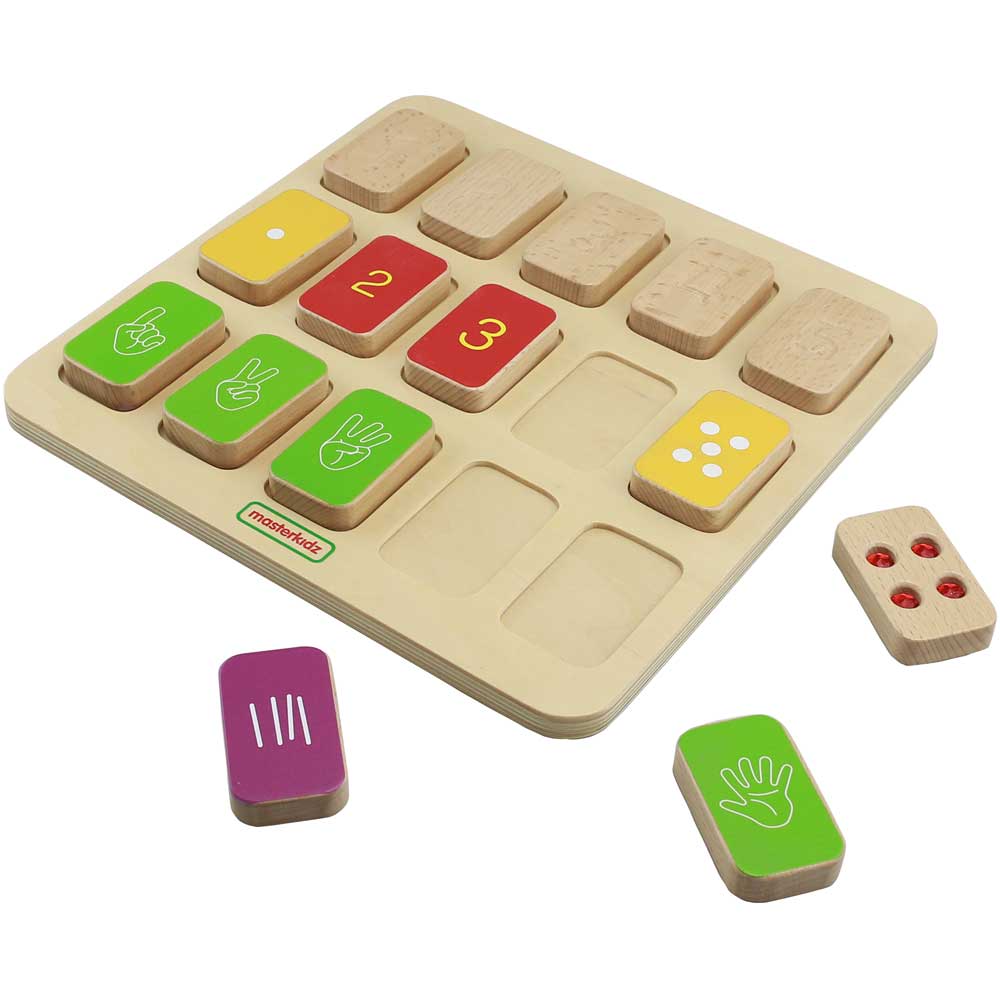 Visual & Tactile 1-5 Learning Board