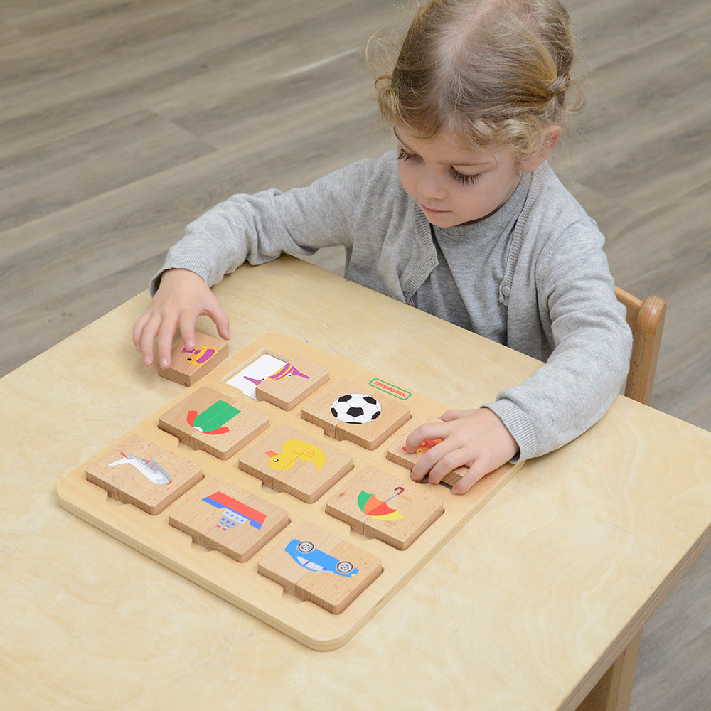 Masterkidz educational memory and matching game for early learners.