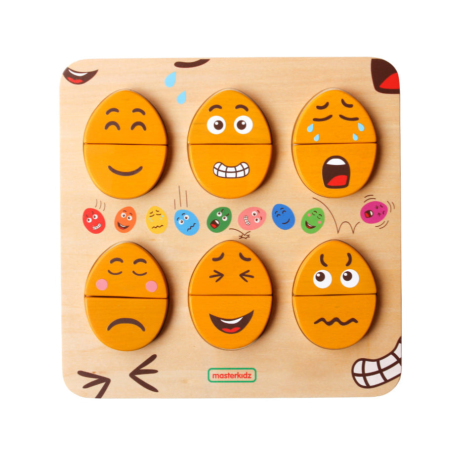 Masterkidz Mr. Eggs Emotions Learning Board with mix-and-match emotion egg faces