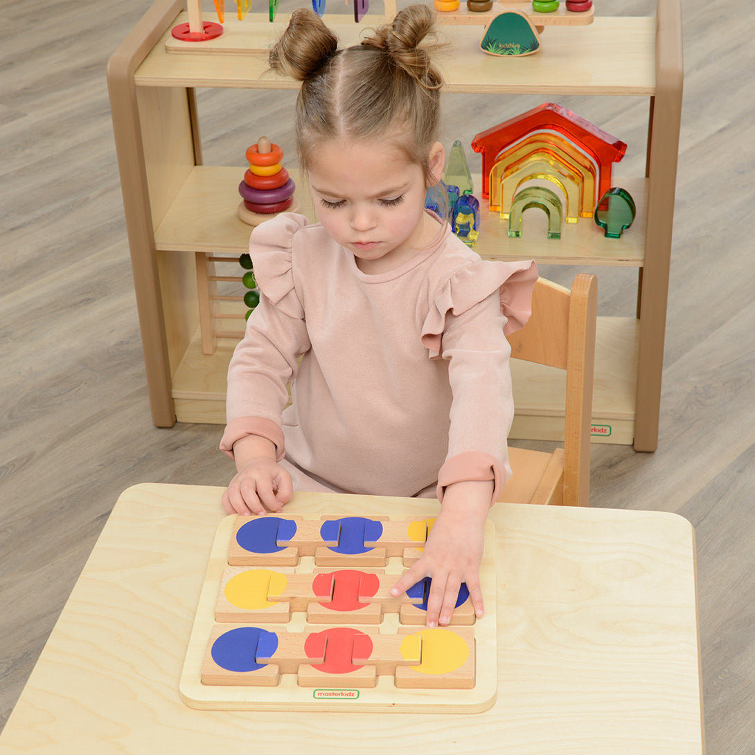 Masterkidz Colour Matching Tiles helping toddlers with visual and motor skill development