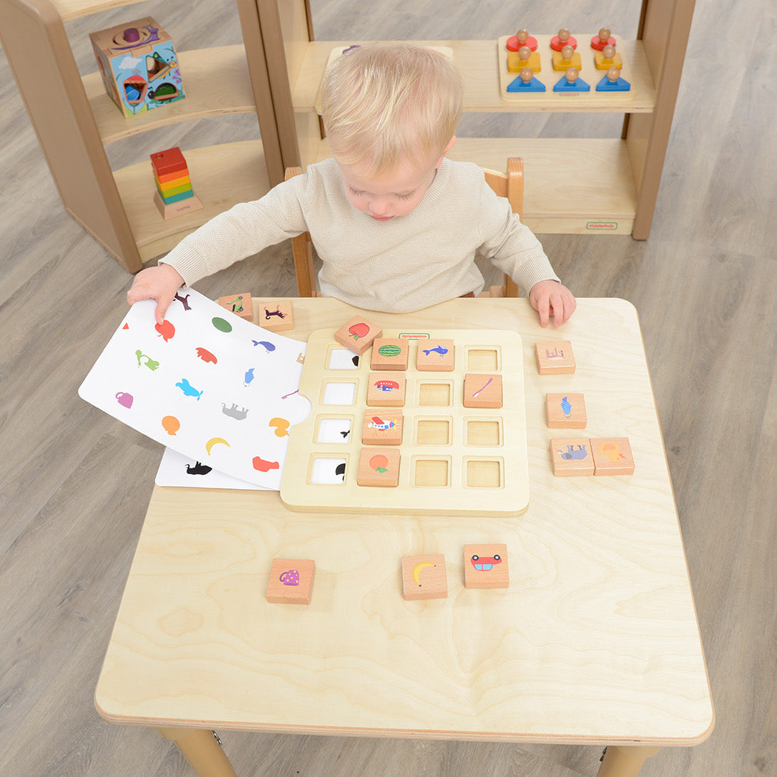 Educational Visual Recognition Toy with Changeable Themes