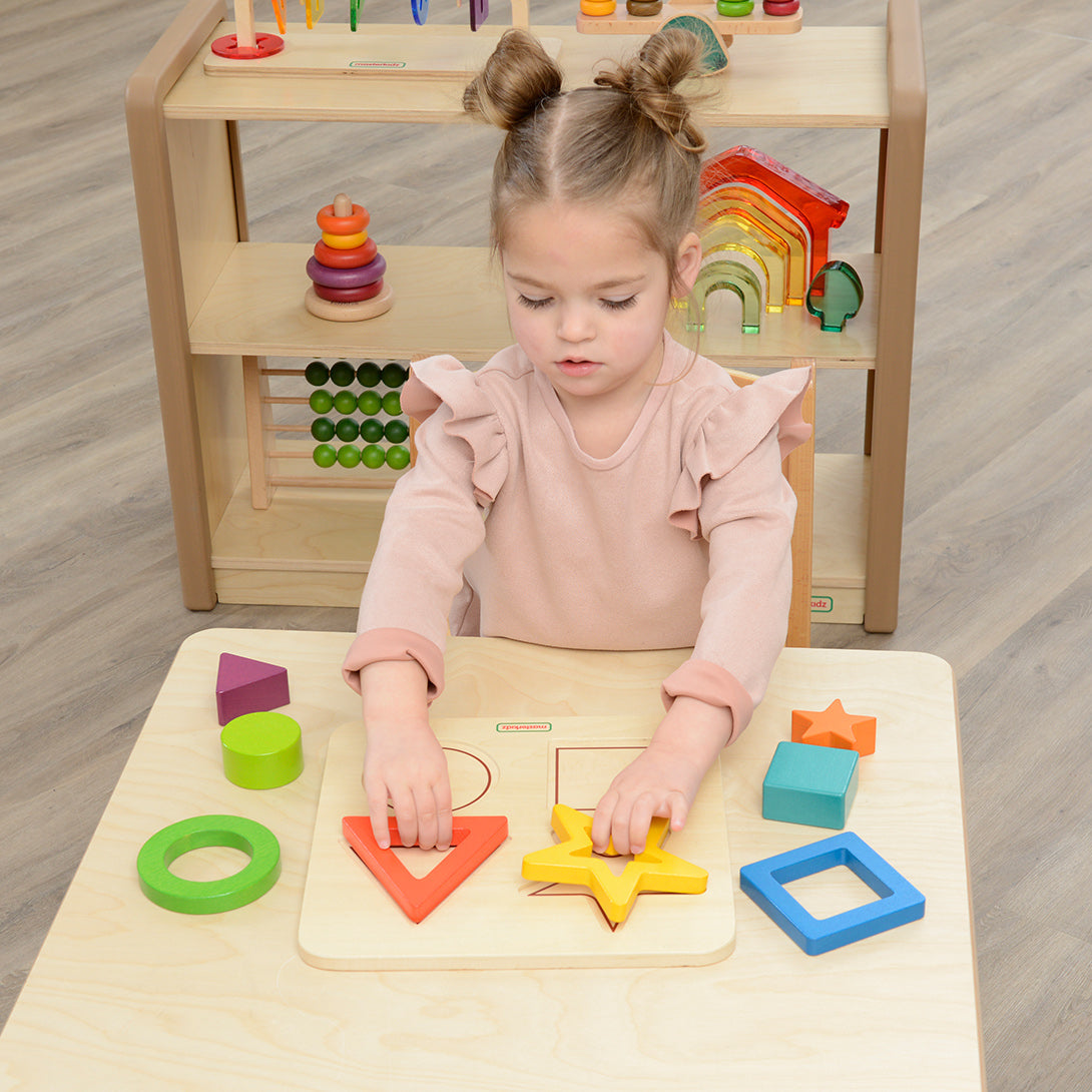 Brightly Coloured Shape Stackers for Early Childhood Learning