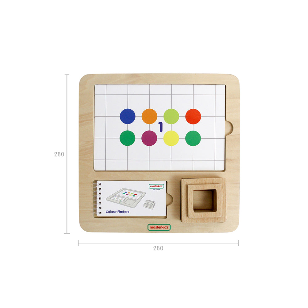 Educational toy set for hand-eye coordination in preschools.