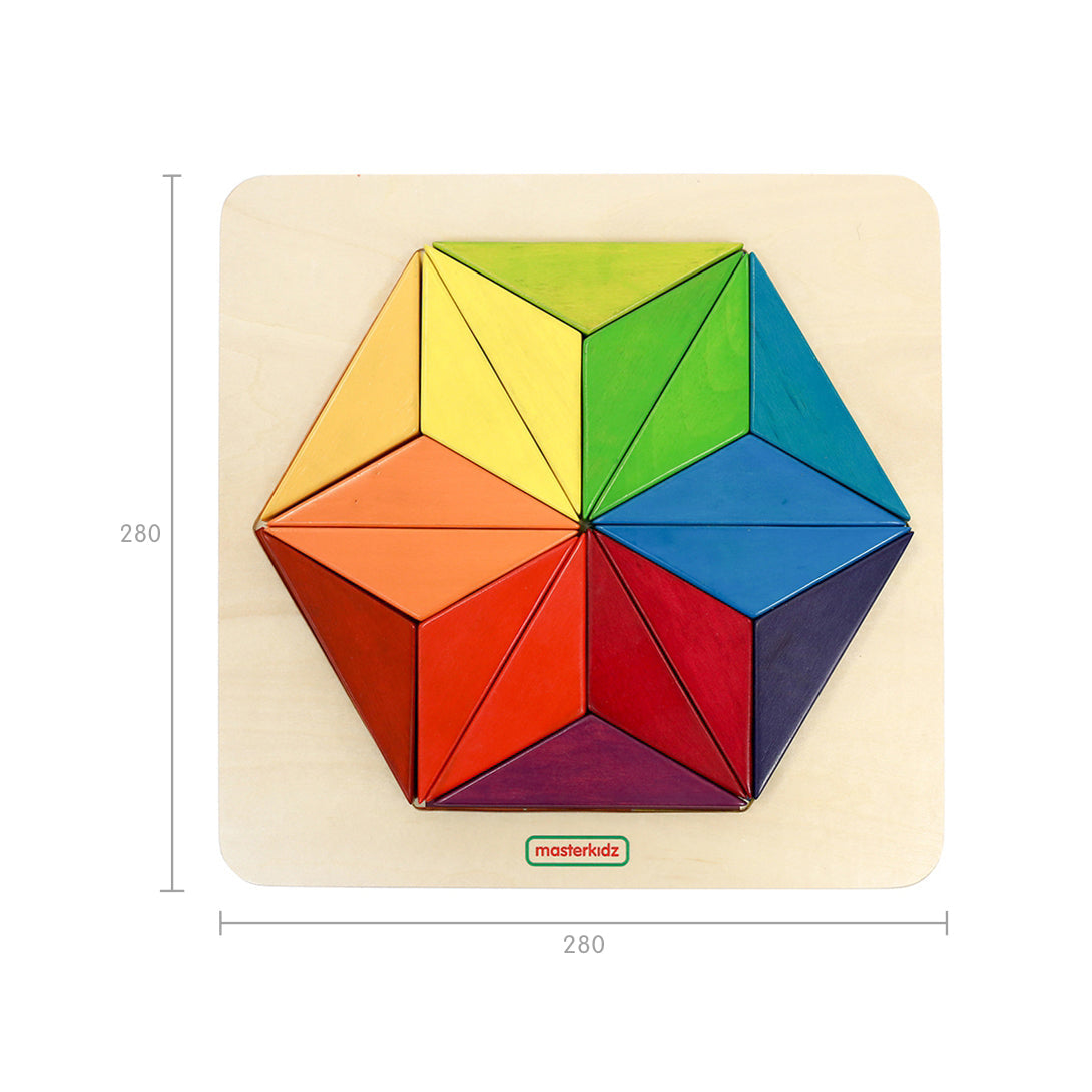 Interactive puzzle set by Masterkidz promoting colour differentiation