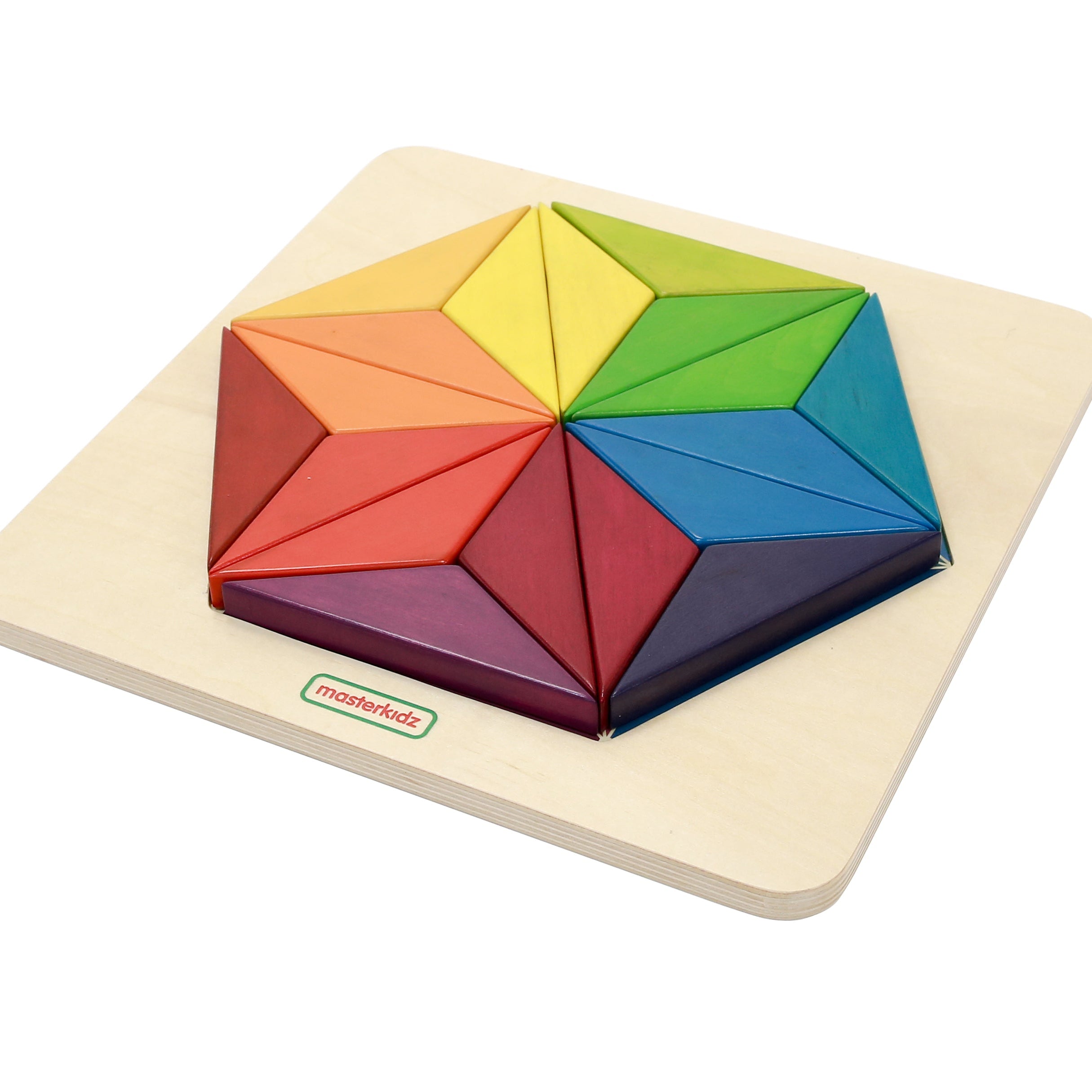 Masterkidz Creative Play Snowflake Tiles for enhancing fine motor skills.