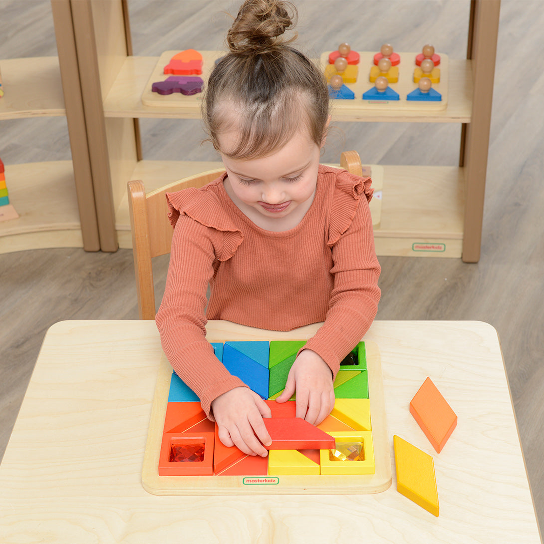 Acrylic gemstone tiles for creative pattern-making – Masterkidz