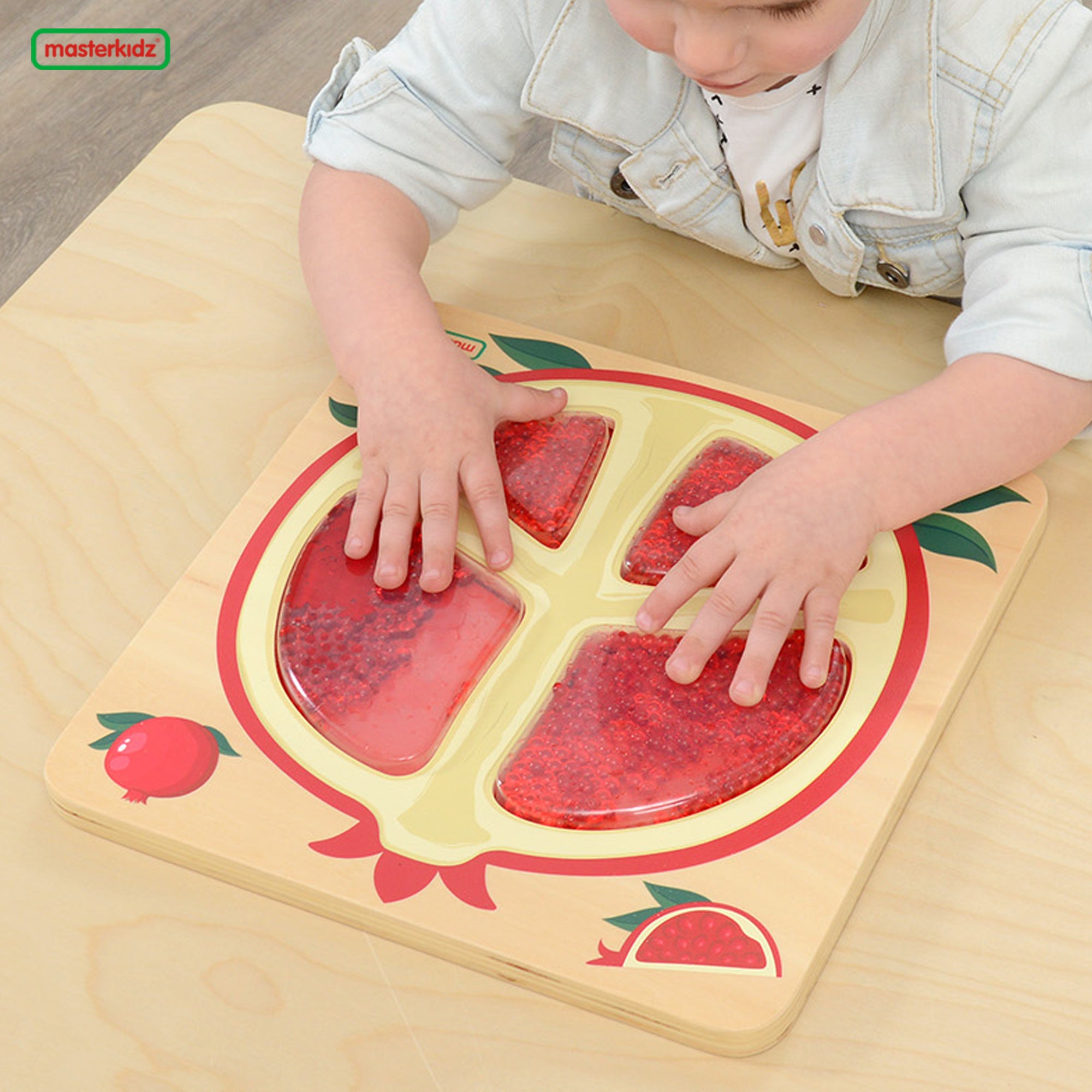 Squashy Sensory Pomegranate Slice