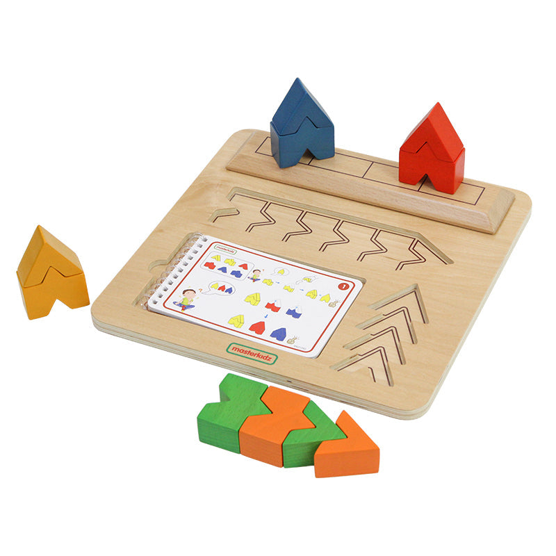 spatial learning toy；color learning stacking house