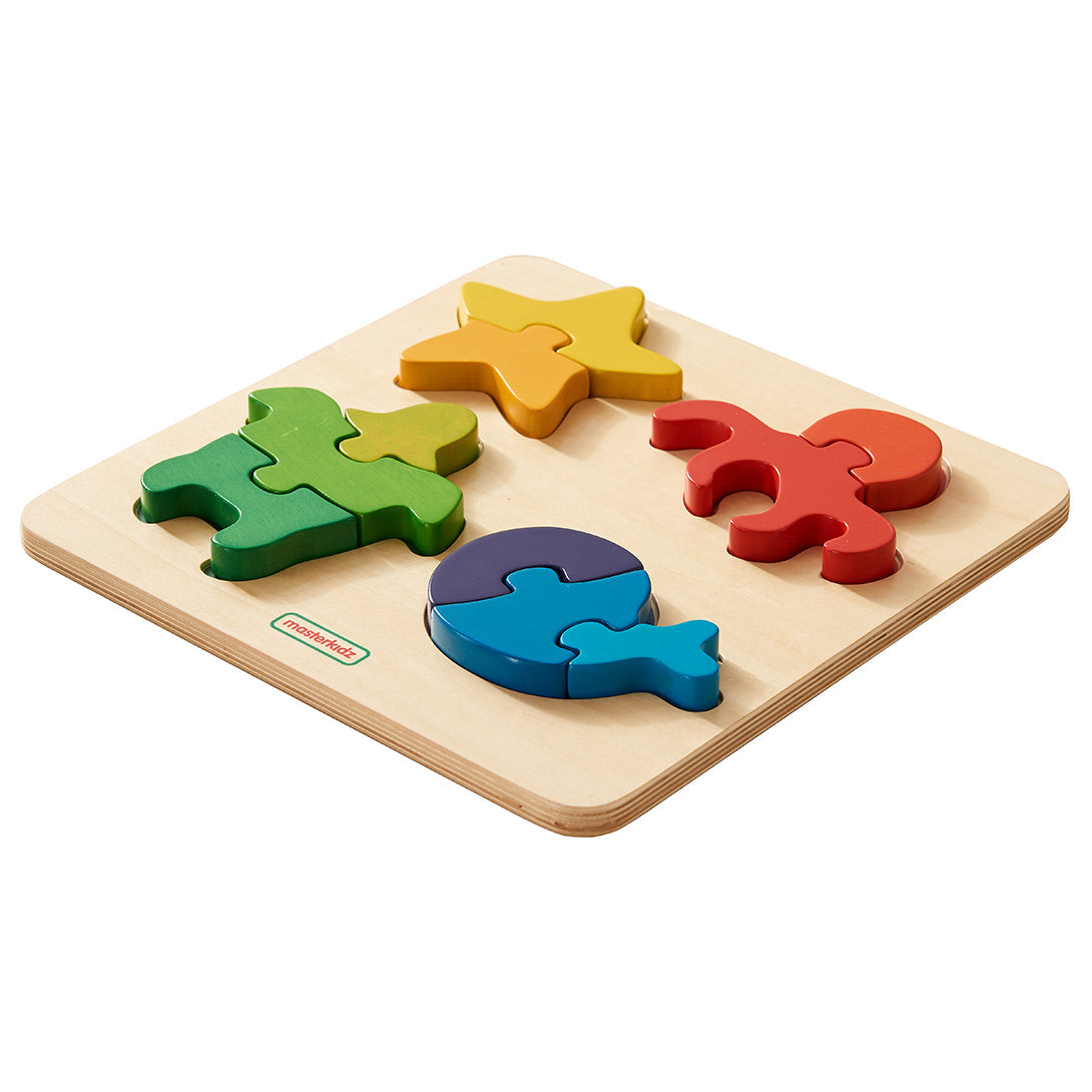 Masterkidz Chunky Sea Creatures puzzle with tray for easy storage and play