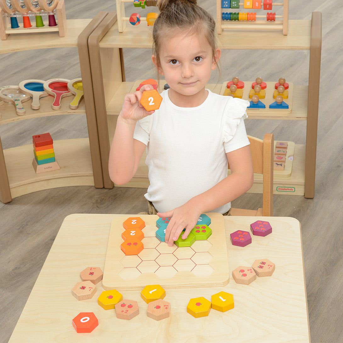 Preschool maths learning toy for early numeracy development.