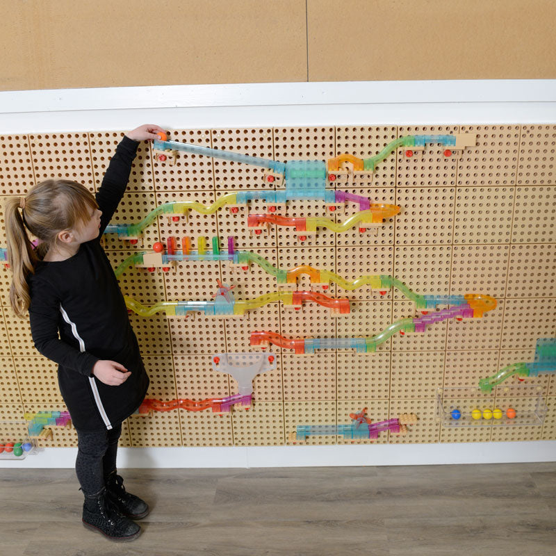 STEM Wall Kinetic Ball Trax 120Pc