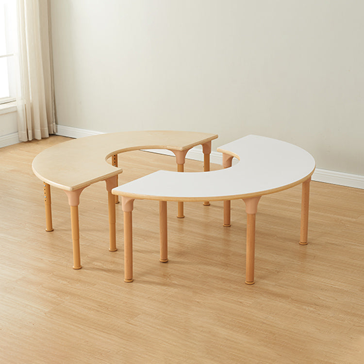 Side view of Alec Series crescent desk 