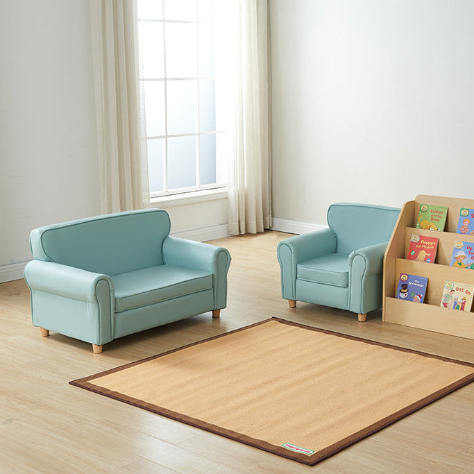 ALEXA Armrest Sofa Series (Baby Blue) - 1 Seater